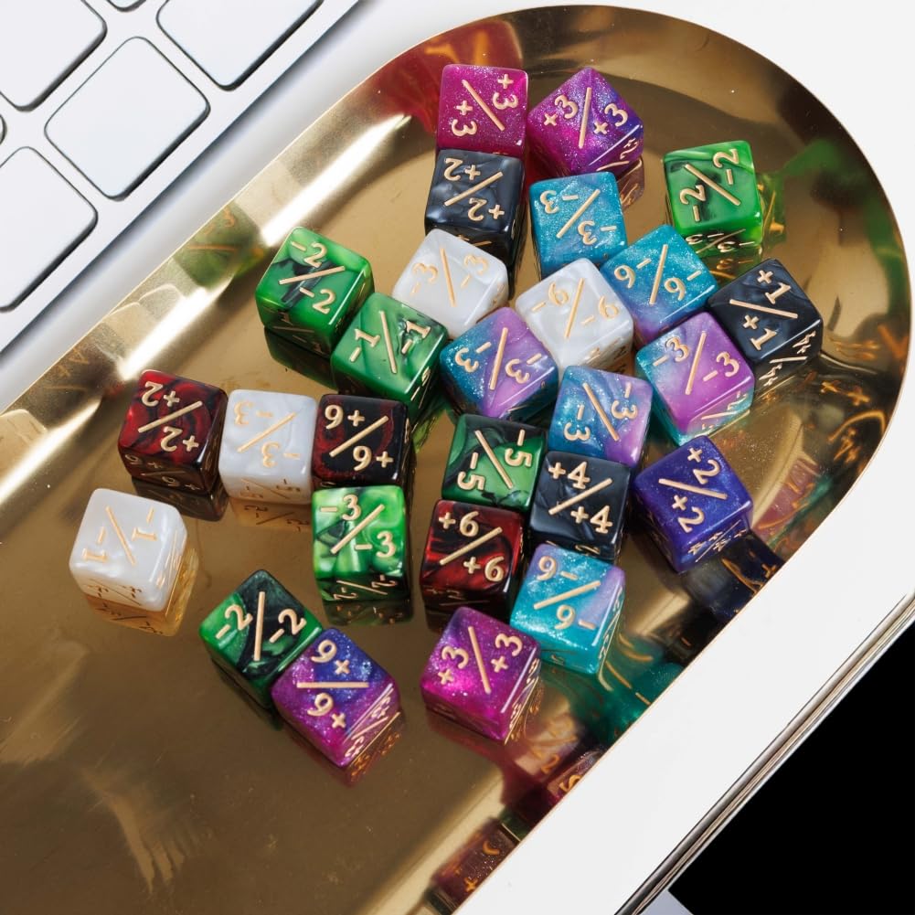 Amazon.com: 82 Pack Magic The Gathering Counter Dice Set 72 Pcs D6 MTG Dice  Life Counters Tokens for Magic Card Game Accessories with 3 Pcs Rolling Dice  7 Pcs Drawstring Bags : Toys & Games