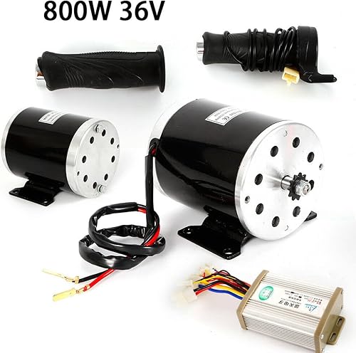 Miniatura 2 de YIYIBYUS Kit de motor de cepillo de 36 V 800 W, motor de scooter eléctrico, motor de 2800 rpm, motor de cepillo para bicicleta, triciclo, scooter