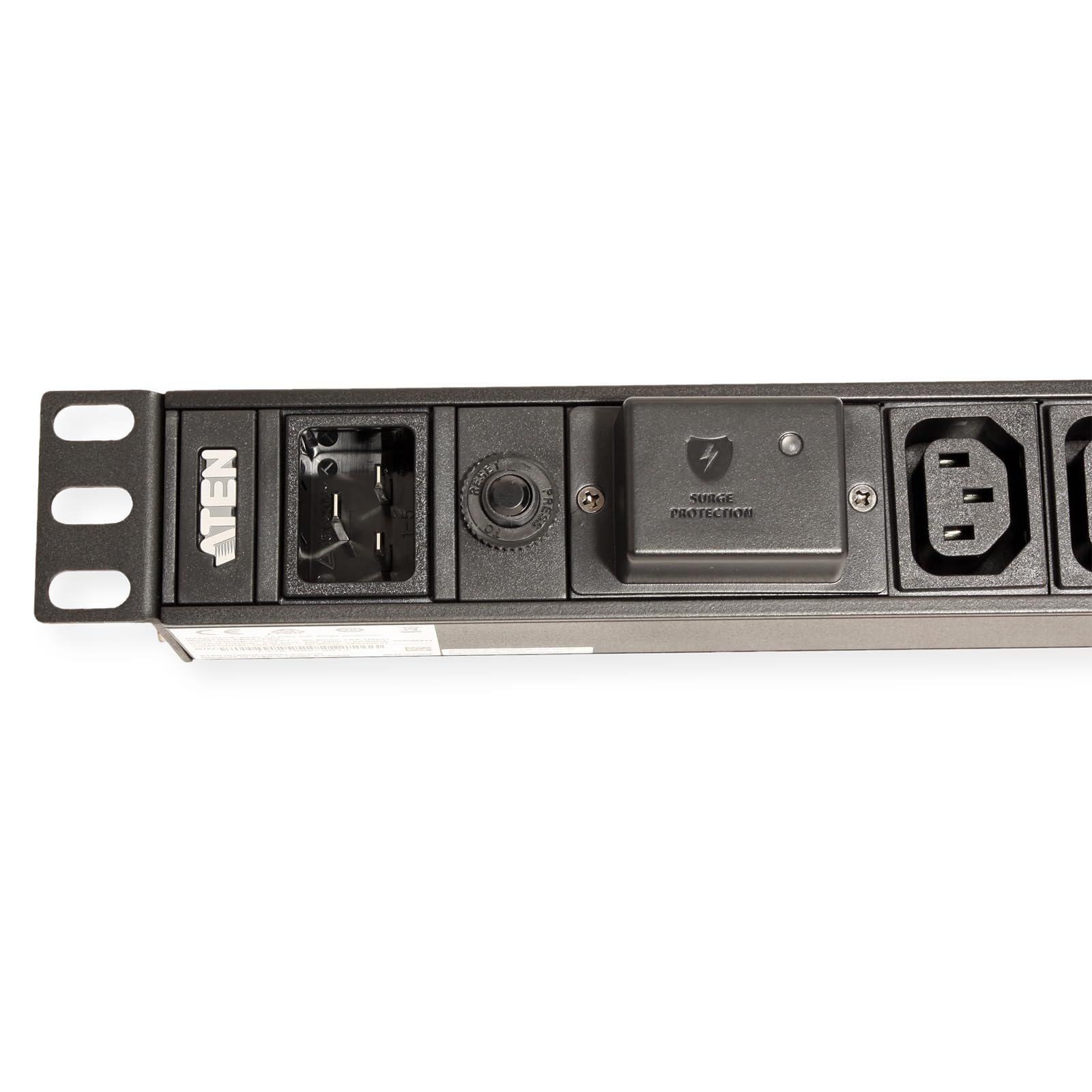 ATEN PDU básica con protección contra sobretensiones 1U 16A 10 puertos IEC-320 C20 PE0210S (G), Reino Unido, líder del mercado de KVM #1