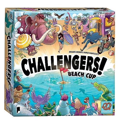 Asmodee Challengers! Beach Cup Card Game by Plan B Games - Used condition - Image 4