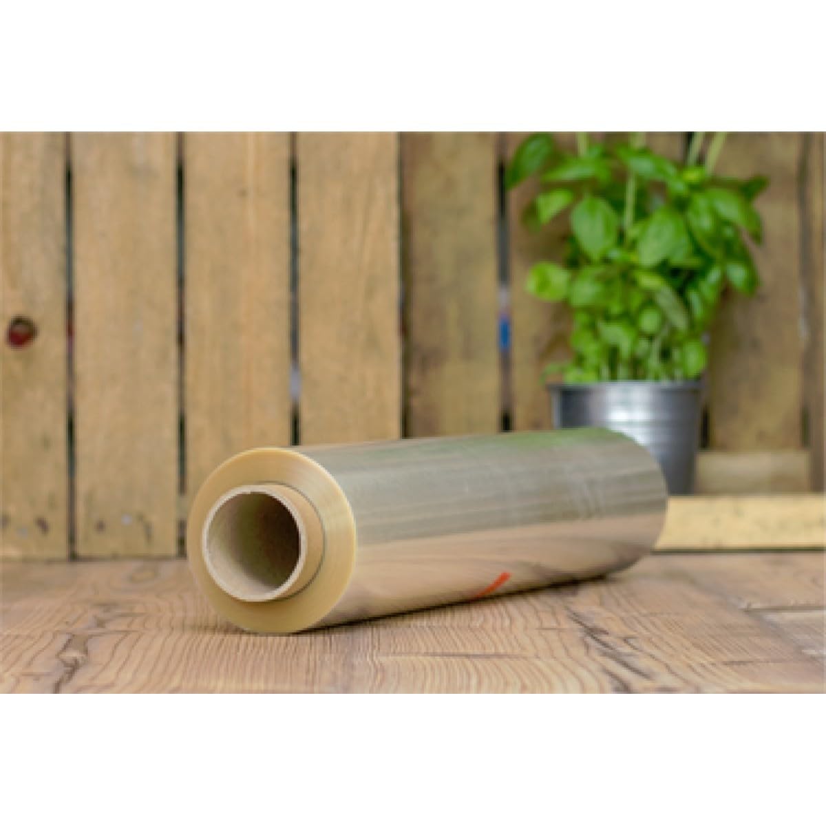 Pellicola in Cellulosa 400mm x 50m – Pellicola Alimentare – Resistente al Calore fino a 220°C – Pellicola Ecologica per Prodotti Affumicati e Cotti