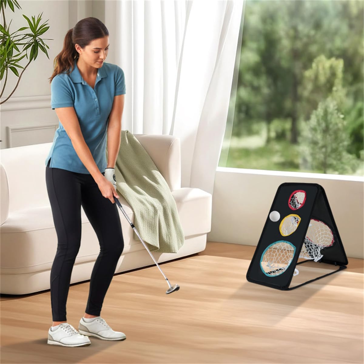 Double-Sided Golf Chipping Net