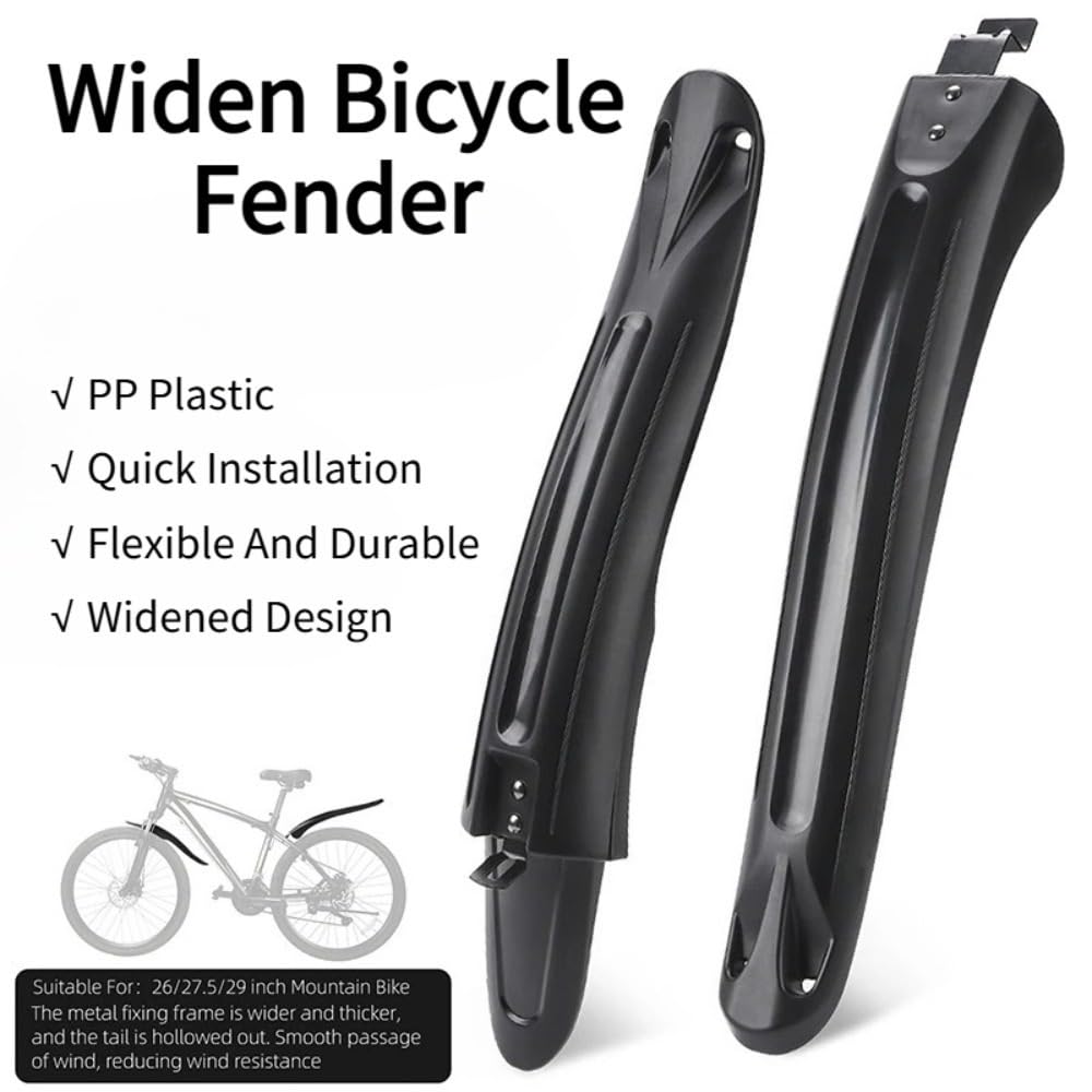 Guardabarros para Bicicletas Conjunto de Bicicleta de montaña salpicaderos Delantero Trasero