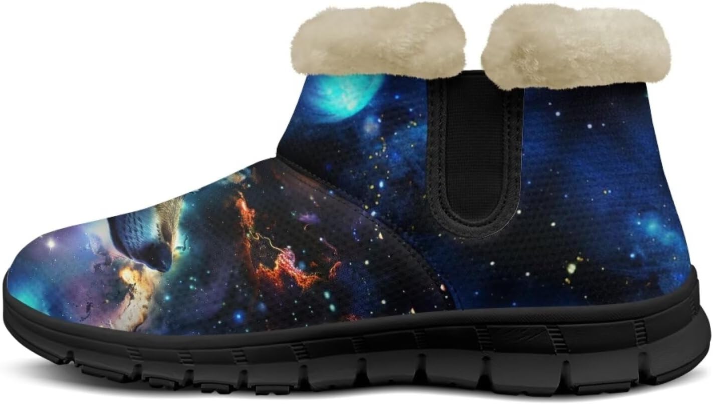 Binienty Snow Boots for Women Anti-Slip Fur Fleece Lined Ankle Boot Winter Boots Outdoor