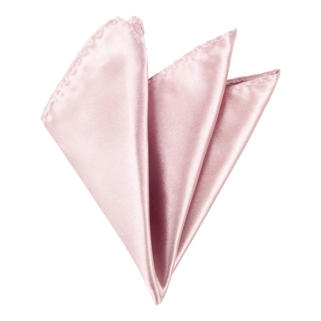 The Tie Company Men's Dusty Pink The Tie Co™ Satin Polyester Pocket Square/Hanky/Handkerchief (28 X 28Cm) (Dusty Pink)