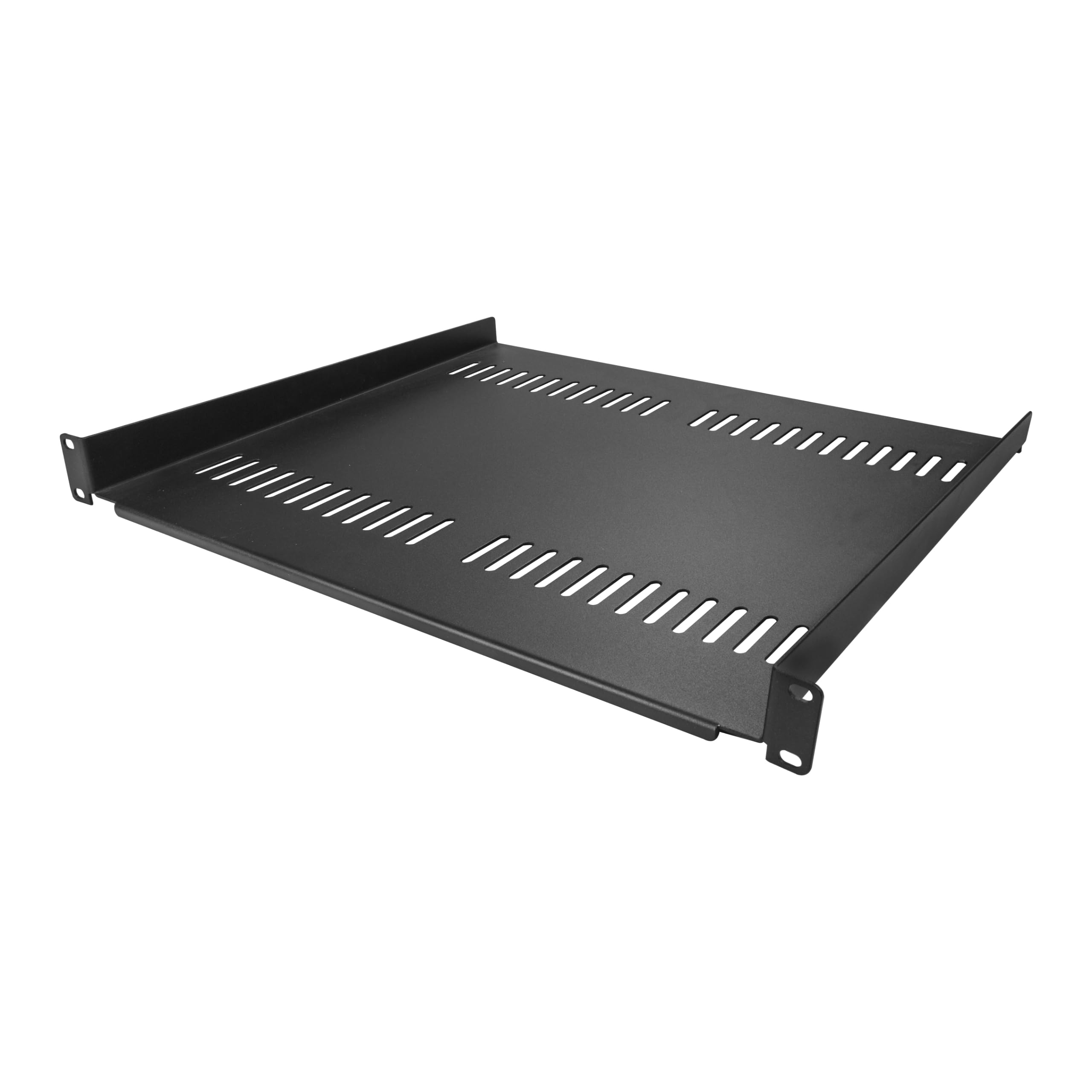 StarTech.com Black Shelf, 1U, 20kg Load, 441mm x 401mm
