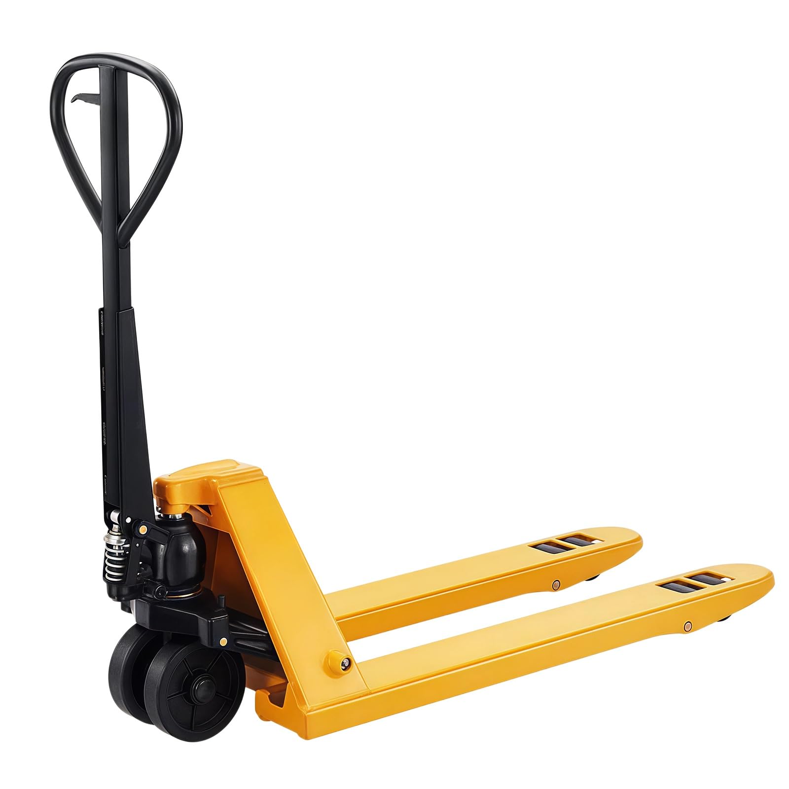 Transpallet Sollevatore for pallet manuale con forca regolabile a bilanciere for lo spostamento di materiali in officina