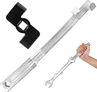 Wrench Extender Tool Bar, Heavy Duty Wrench Extension Torque Amplifier with Wrench Extender Adaptor, Extra Long Ultra Thin Portable Wrench Extension Tool for Garage, Mechanics, Handyman