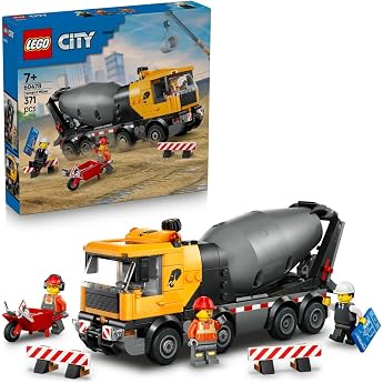 Lego 60478 City Mixer Car, Toy, Birthday Gift, Blocks, Boys, Girls, Children, 7, 8, 9, Elementary School, Vehicle, Car, Mini 