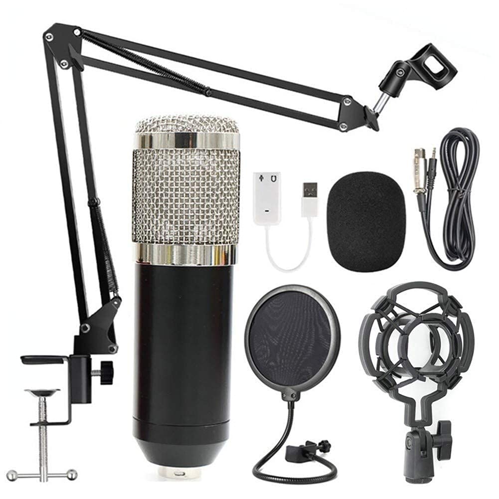 Kit de microphone à suspension pour enregistrement de podcast à la maison