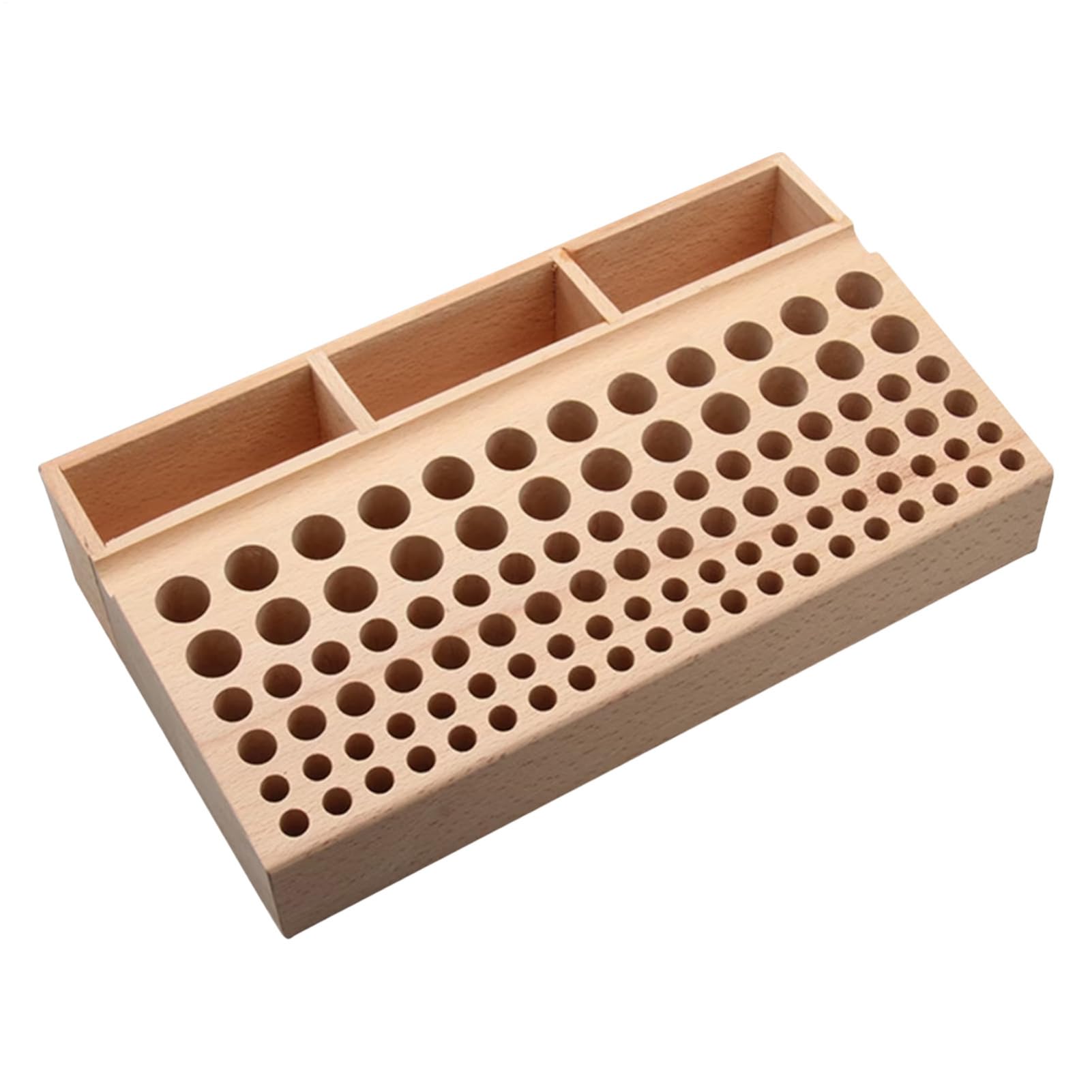 Werkzeug Aufbewahrungsständer Stanzschlitze aus Holz für Stempel und Punzen | Lederarbeit-Ständer-Organizer für Lederwerkzeuge Für Holzarbeiten, , , Männer, Zuhause, Innenbereich Sowie Für