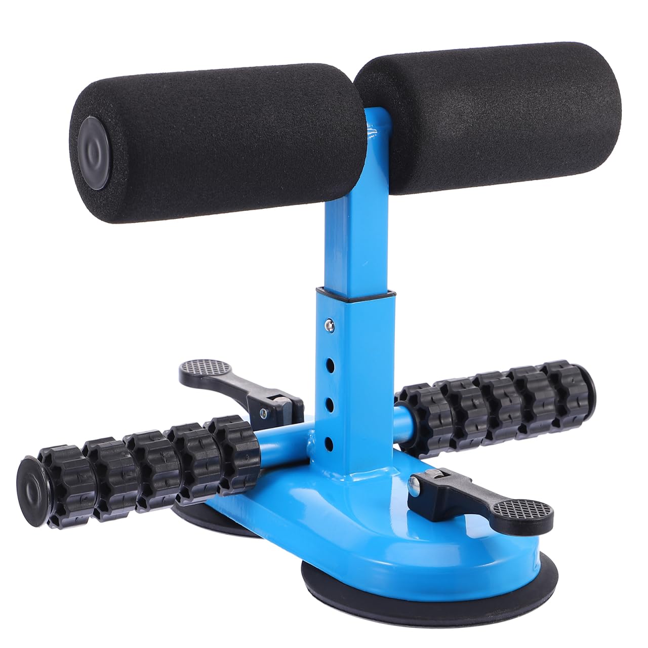 WHAMVOX Sit-up Assist Device with Large Suction Cups Adjustable Floor Mounted Sit up Bar for Indoor Exercise Abdominal Curl Assist and Upper Body Training at Home