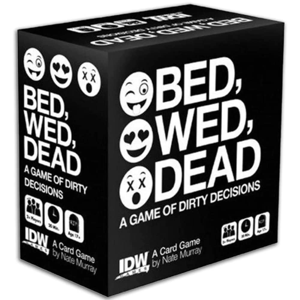 Bed Wed Dead Game | A Game of Dirty Decisions | Fun Games for 17+ | 2-10 Players, 20 Mins Playing Time