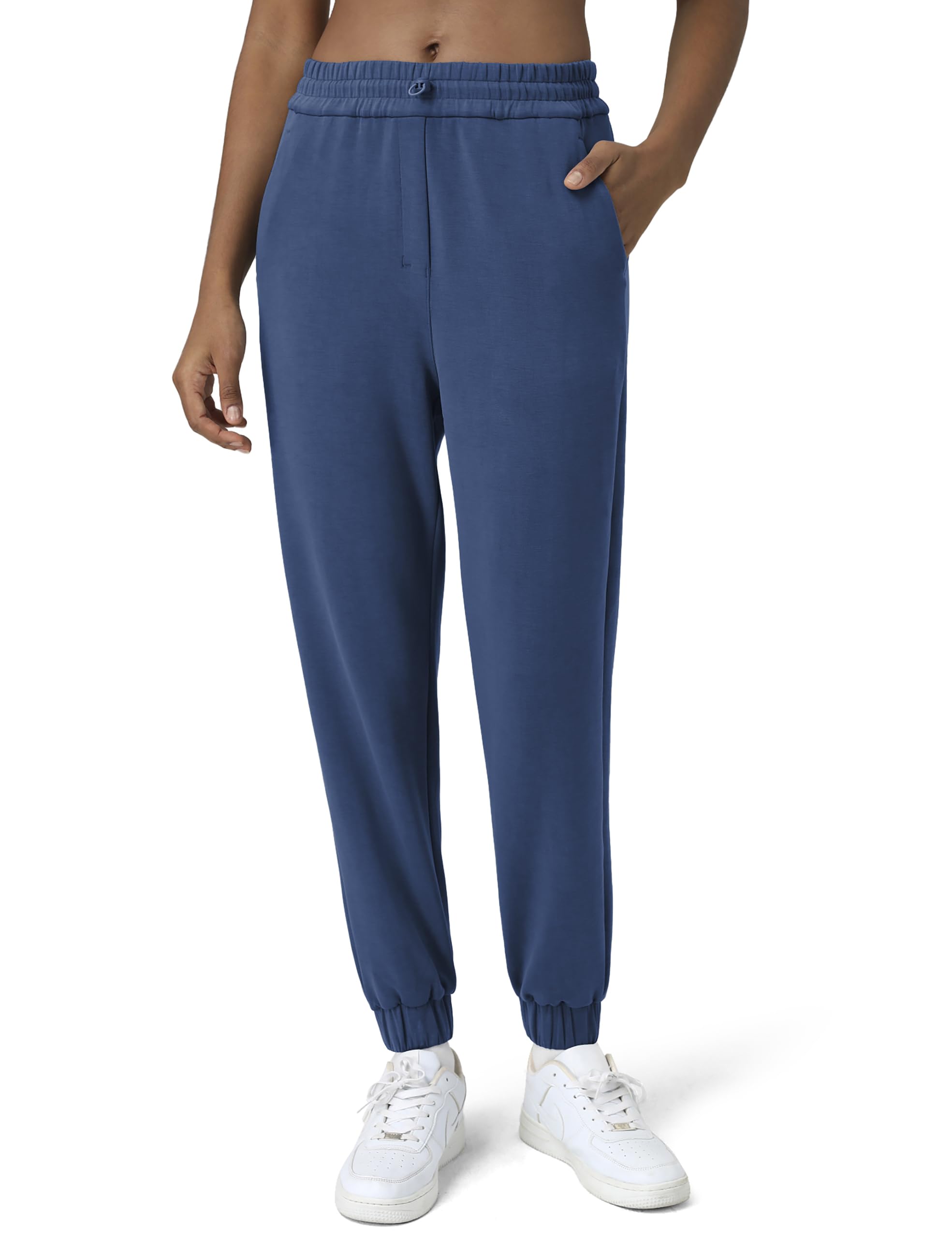 Colorfulkoala Women's High Waisted Ultra Soft Velvra Modal Joggers Running Sweatpants Casual Lounge Pants with Pockets