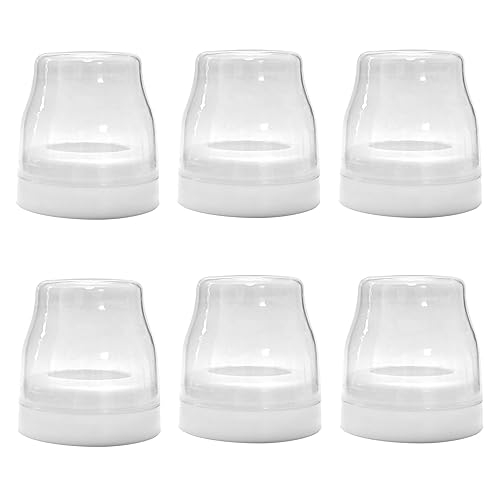 Collares de anillo de repuesto y tapas compatibles con botellas de ventilación sin aire anticólicos Philips Avent de 4 onzas, 9 onzas, 11 onzas no