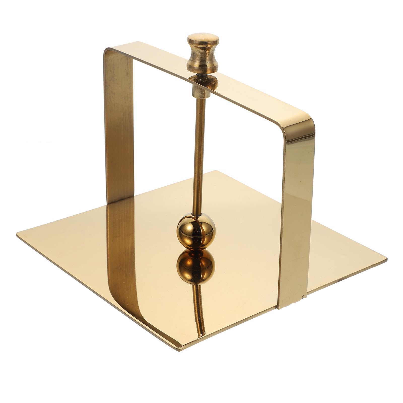 Housoutil Soporte sin Inoxidable Acero Servilletas para de Dorado Rebabas y Alta Resistencia, Adecuado para de Escritorio y