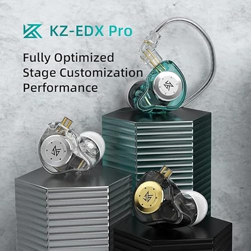 Fone de Ouvido Kz Edx Pro Retorno de Palco (Preto)