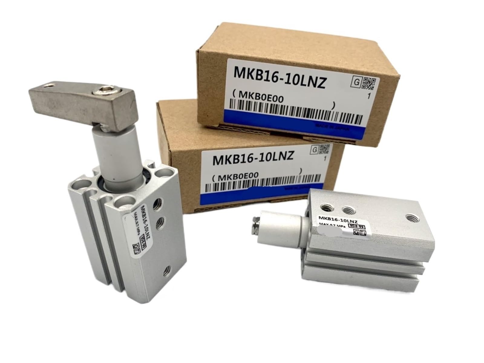 Cylindre MKB20-20LZ rotatif de serrage pneumatique compact