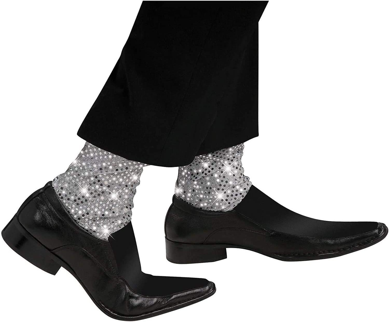 Michael Jackson - i-9735 - Children’s Silver Socks - Costume Accessory