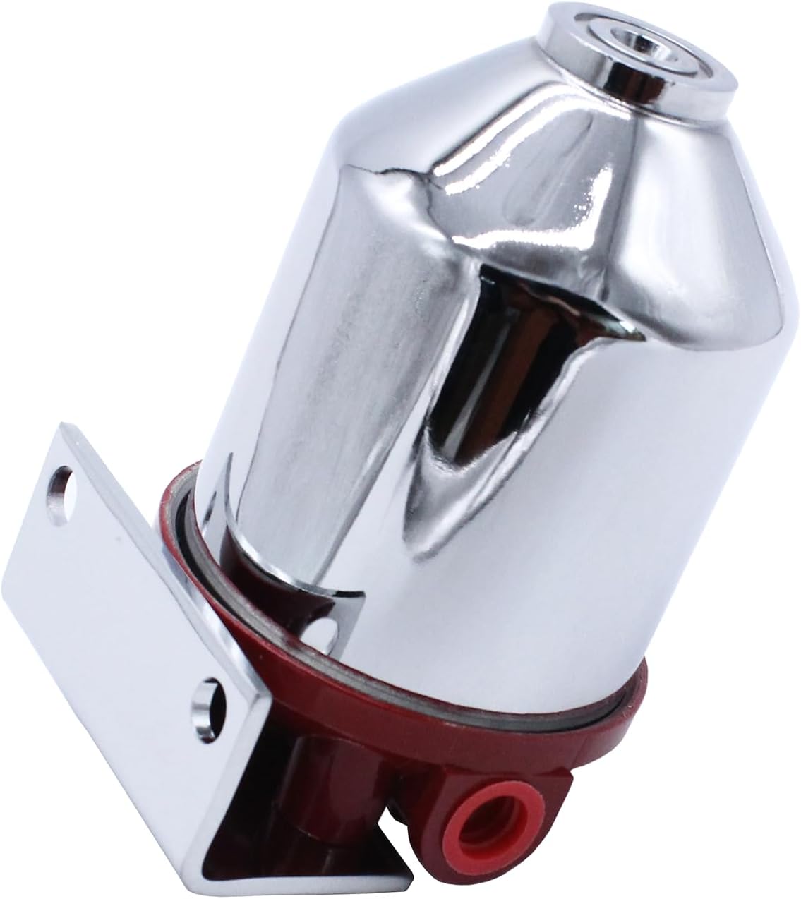 Inline Canister Large Fuel Filter Frame 3/8 NPT Inlet Outlet Racing 10 Micron