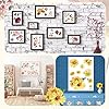 BBTO 12 Sheets Rub on Transfers for Crafts and Furniture Rub on Transfer Stickers Decals for Wood DIY Paper Home Decor, 5.5 x 5.7 Inch(Floral Style) #1