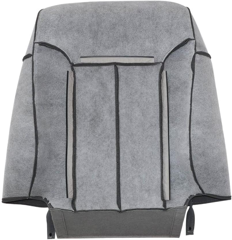 GXARTS Driver Side Top Lean Back Replacement Cloth Seat Cover Gray #MS US or CS Compatible with Ford F150 XLT XTR STX XL 2009 2010 2011 2012 2013 2014