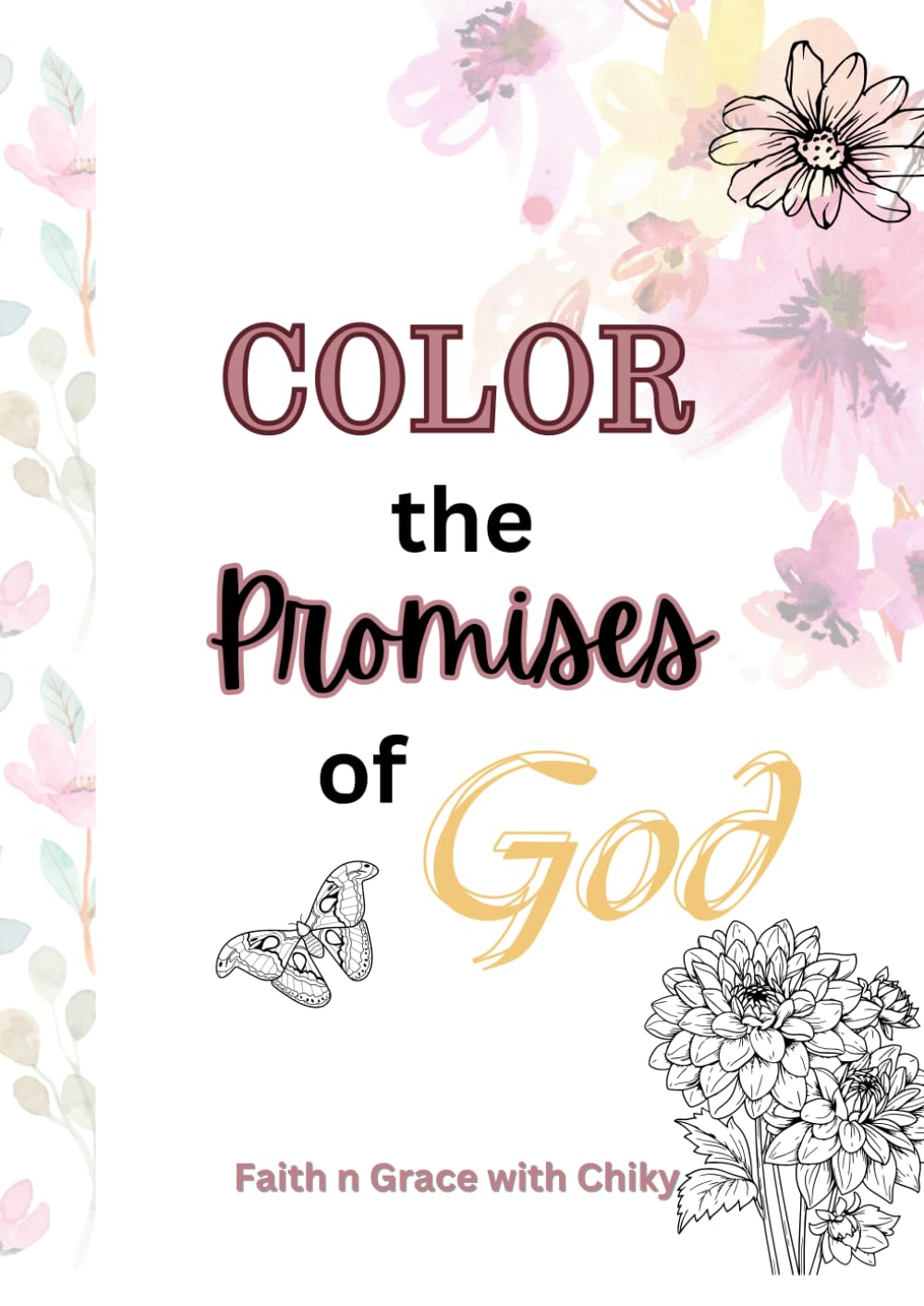Color The Promises Of God Coloring Book for adults