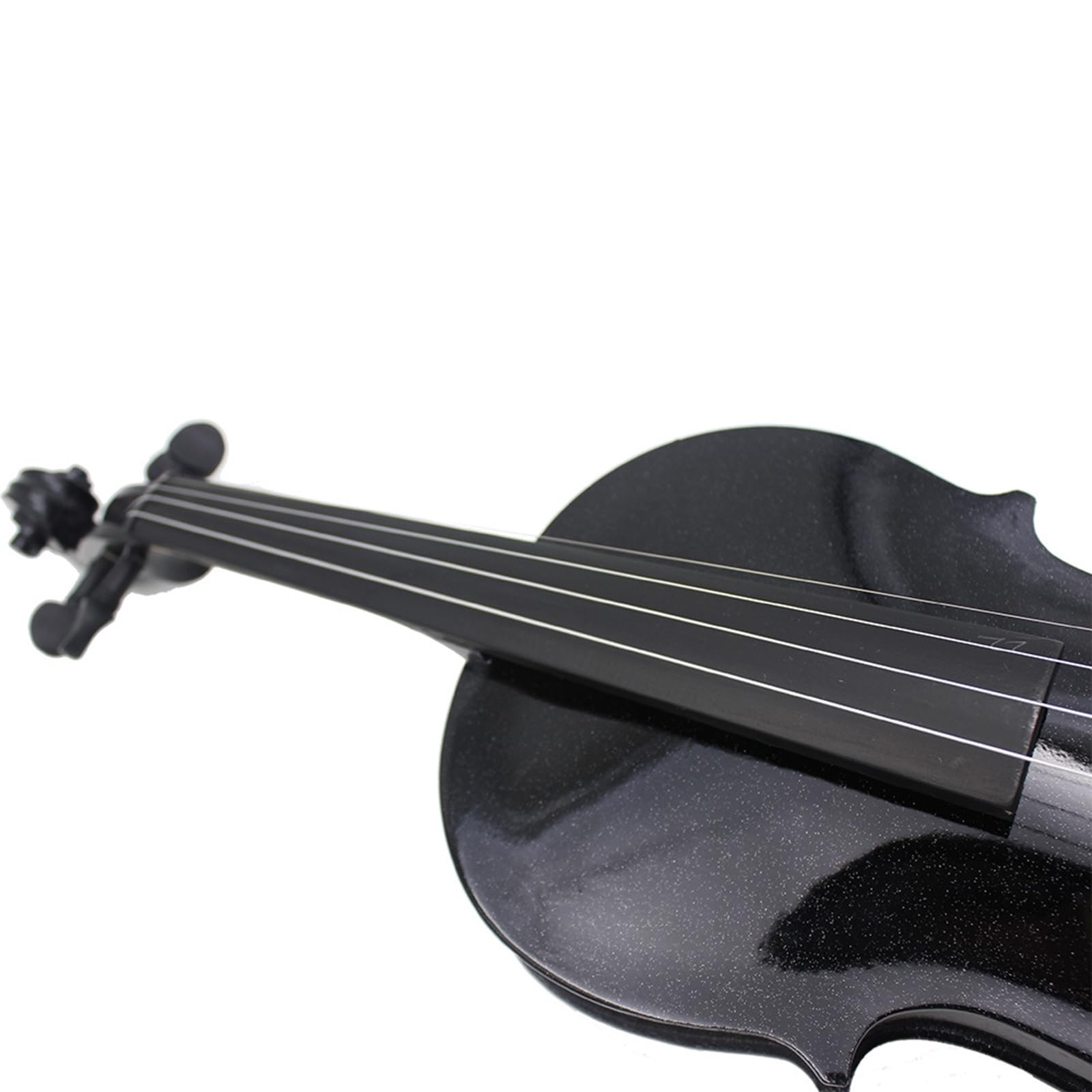 Violín profesional de tamaño completo 4/4, práctico instrumento musical con textura de madera pequeña, práctica familiar