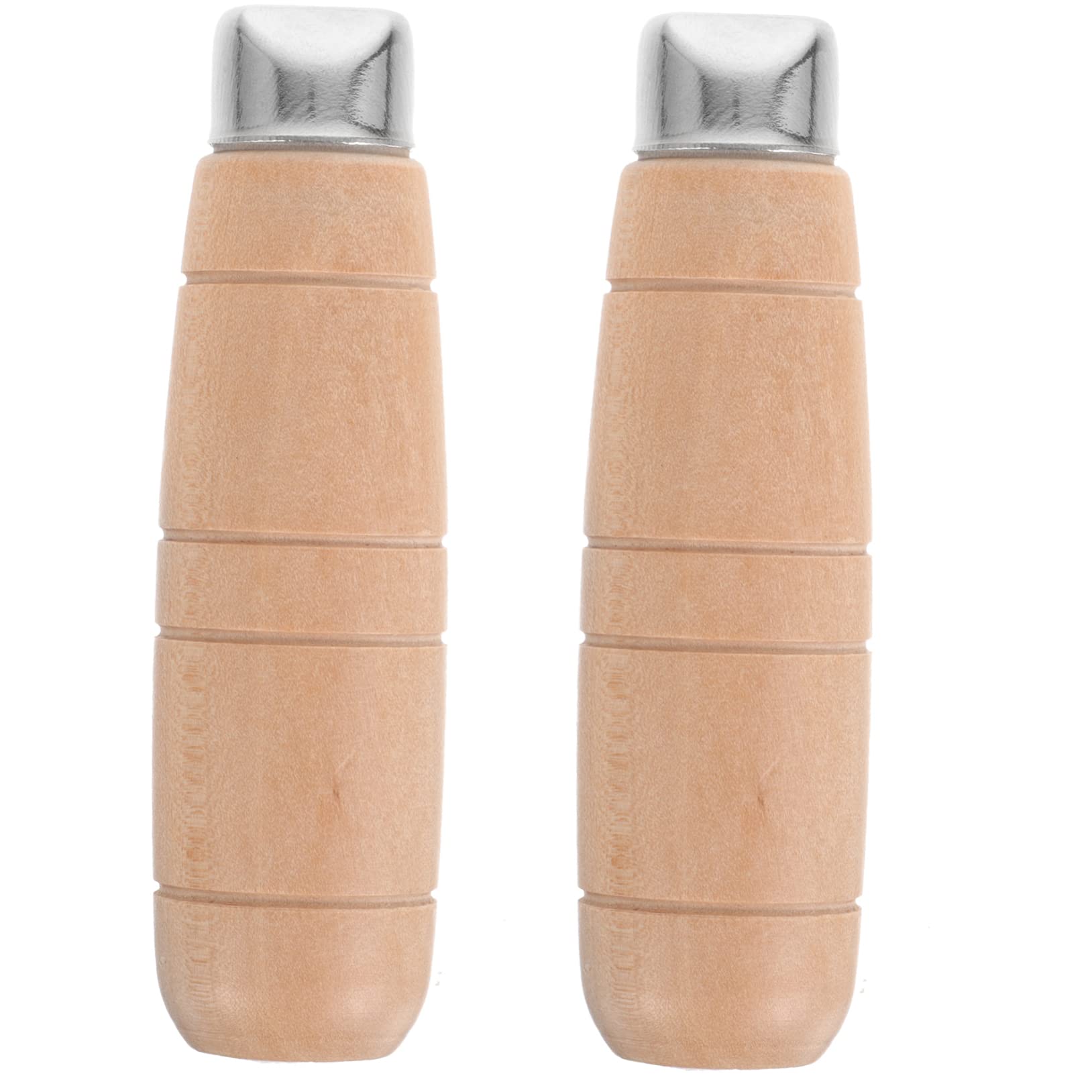 HANABASS 6 Juegos Mango de Repuesto para Cuchillo de Cocina de Madera de Mango Antideslizante Ergonómico para Control al Cortar Verduras para Restaurantes y Doméstico