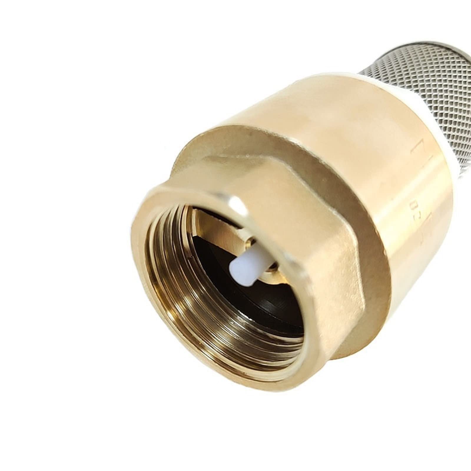 Valvola di ritegno verticale in ottone ad alta pressione da 1 pezzo 1/2 "3/4" 1 "con filtro for pompa 'acqua - Prevenzione affidabile del riflusso(1In)