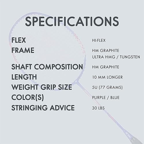 Miniatura 6 de YONEX Voltric Lite 25I - Raqueta de bádminton