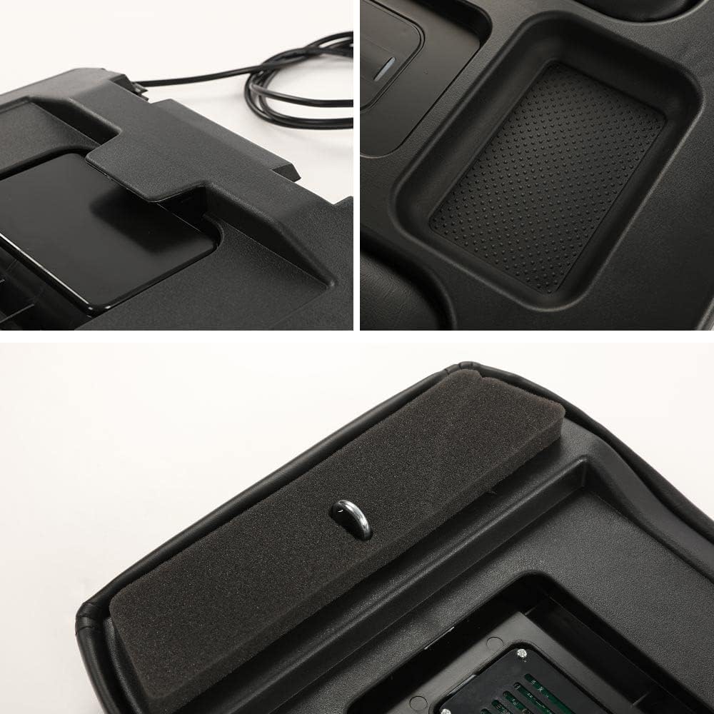G-PLUS Center Console Lid Repair Kit W/Charging Fit GMC Sierra/Yukon/Chevy Silverado/Suburban/Tahoe 1999 2000 2001 2002 2003 2004 2005 2006 2007, 19127364