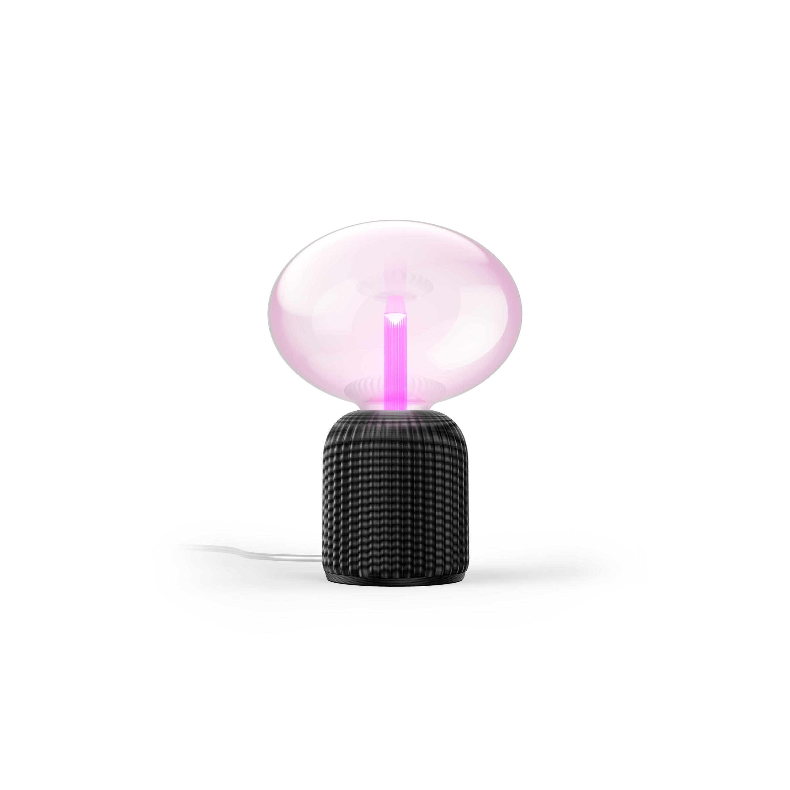 Philips Hue Lightguide 3D-gedruckte Tischlampe (Schwarz) | Inkl. Hue Lightguide Ellipse Lampe - E27 - Weiß/Farbe - Hue White and Color Ambiance
