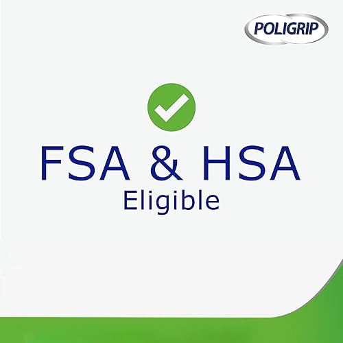 Miniatura 10 de Super Poligrip Crema adhesiva sin zinc para dentaduras postizas y parciales, 2.4 onzas (paquete de 4)