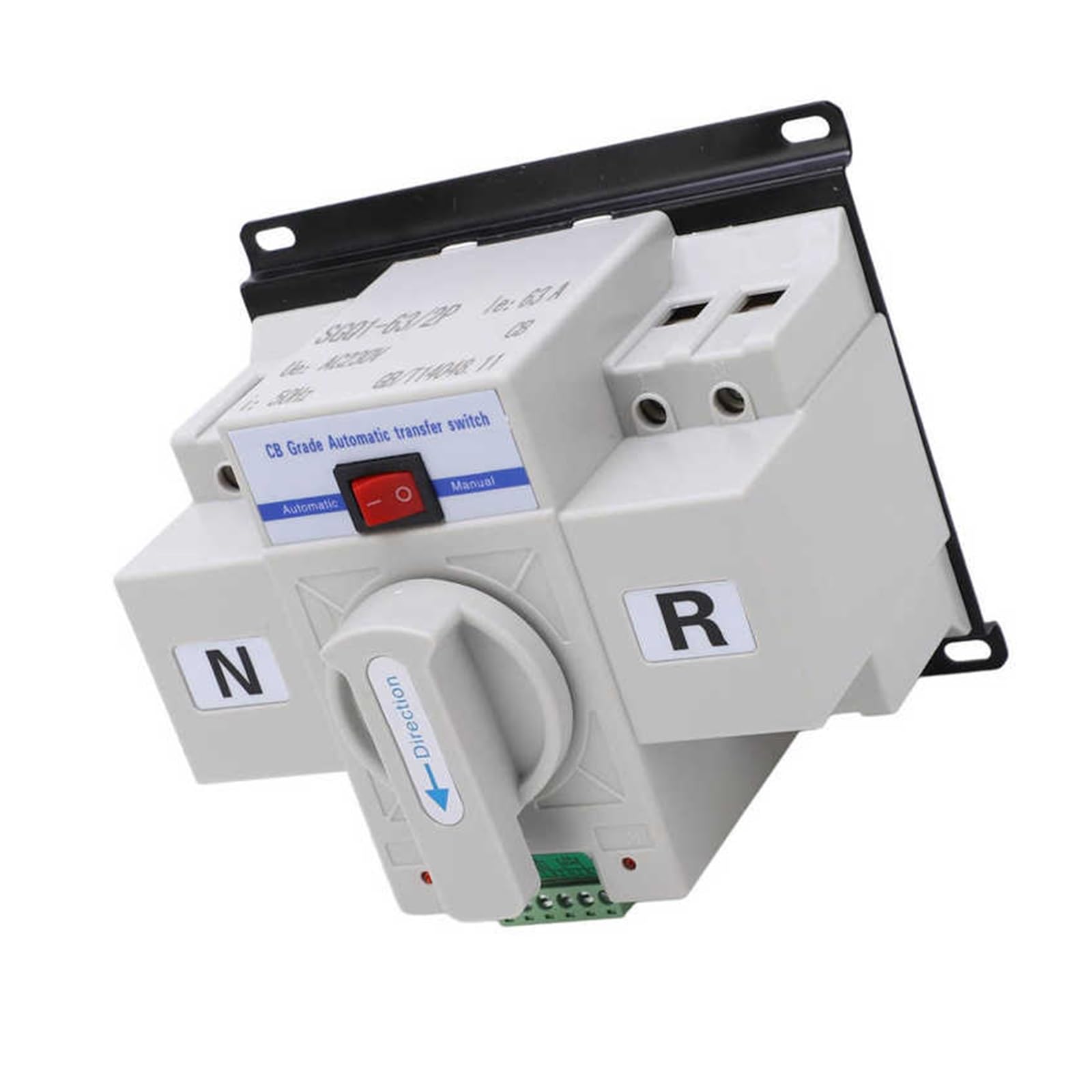 Interruttore Di Trasferimento Automatico SGQ1-63 / 2P 230V 63A Interruttore di trasferimento automatico Interruttore di circuito miniaturizzato Interruttore di commutazione a doppia alimentazione
