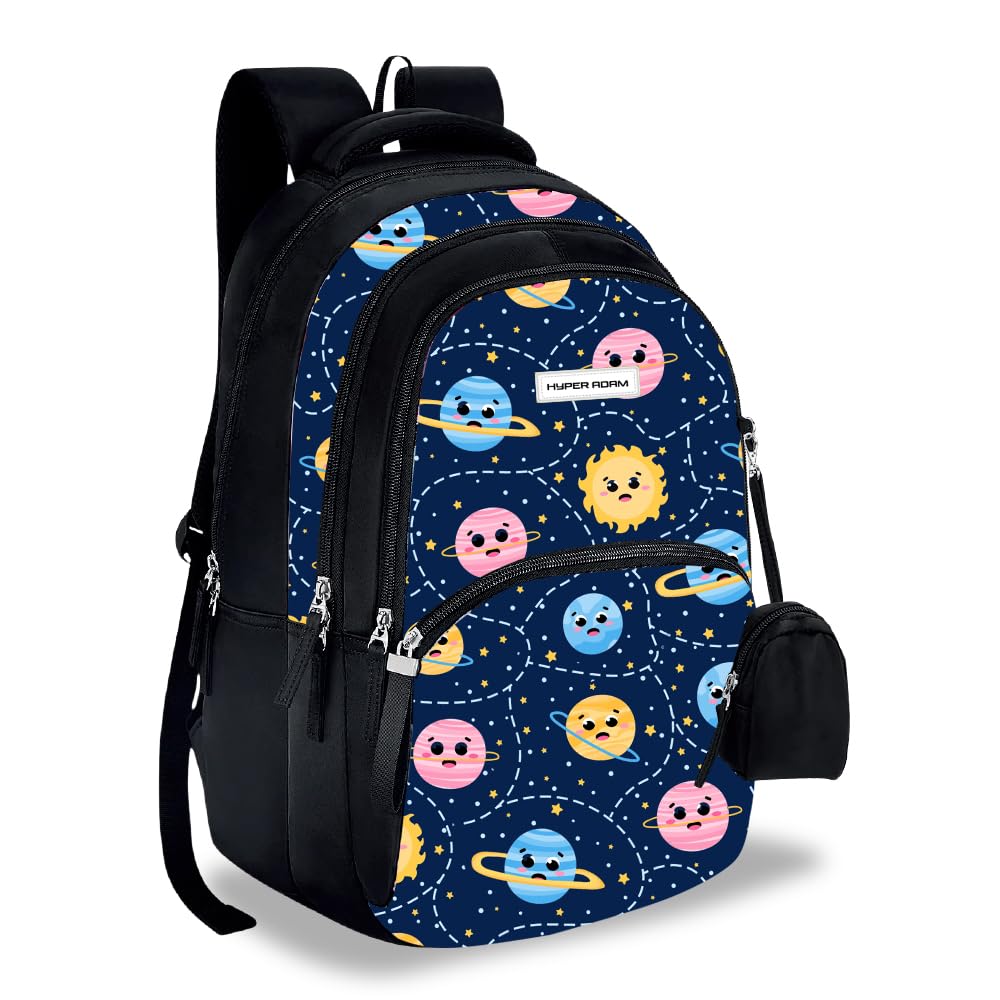 hyper adam 35 L School Bag For Kids | Waterproof Casual Backpack For Boys & Girls | College Bag | Tuition Bag |Traveling Back For Men and Women | With Extra Pouch & 1 Year Warranty-picture-38