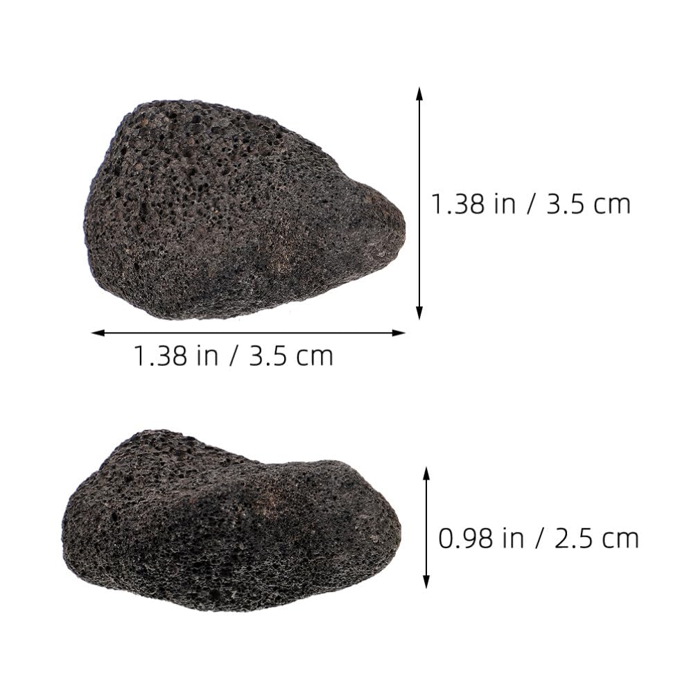 Yardwe 4packungen Naturstein Deko Für Aquarien Und Pflanzen Packung Große Schwarze Vulkanische Steine Porös Und Atmungsaktiv Für Garten Und Aquarienlandschaften