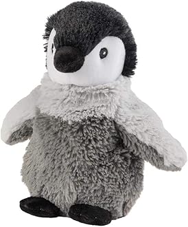 Microwavable Plush, with Soothing Lavender Scent - Penguin, Grey (Grau Grau)