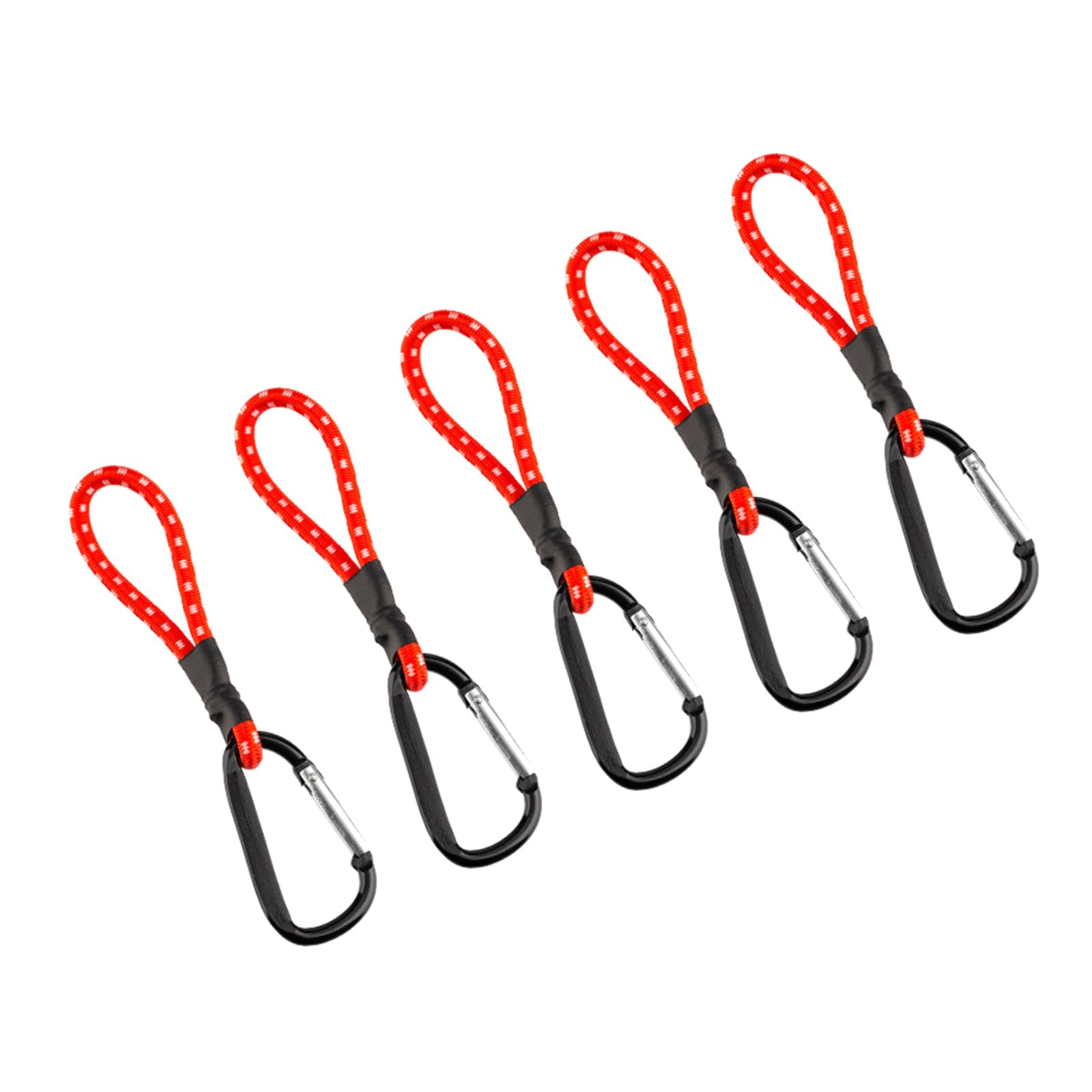 5lots Strong Elastics Ropes Security Cord Tent Camping Bungee Bikes Cord for Mountaineering and Camping Elastics Rope with Hook