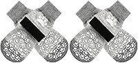 Vista 51 de EXPAWLORER - Calcetines antideslizantes para perros, evitan que se laman las patas, para pavimento caliente, pisos de madera, botines para perros