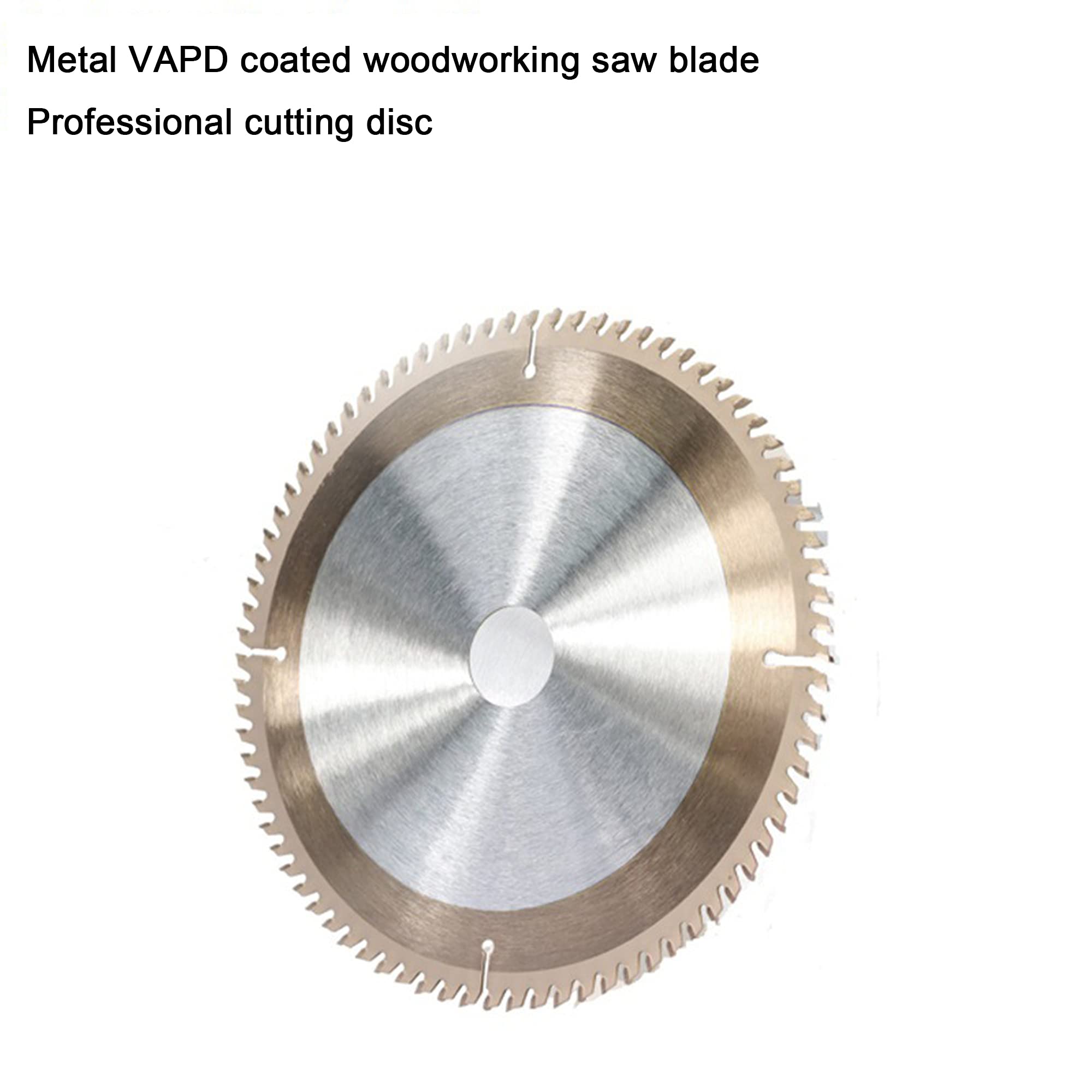 Lame per Seghe Circolari 2pezzi Lame per Seghe in Acciaio Legato 250 * 2.8 * 30mm * 48/60T Rivestito in Metallo Vapd Lame per Seghe Circolari per Tagli di Legno Metallo e Plastica