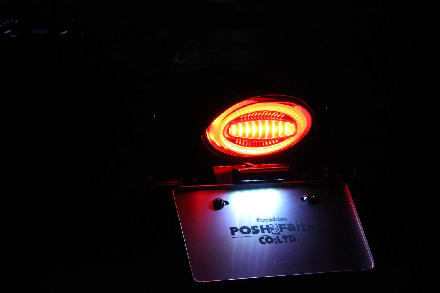 POSH Z900RS LEDテールランプユニット ダークレッドZ900RS POSH製