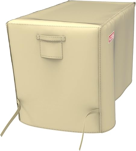 Vista 81 de Cubierta resistente para parrilla de gas impermeable de 52 pulgadas para parrilla de gas Weber Char-Broil Coleman, color beige Beige,Bandera