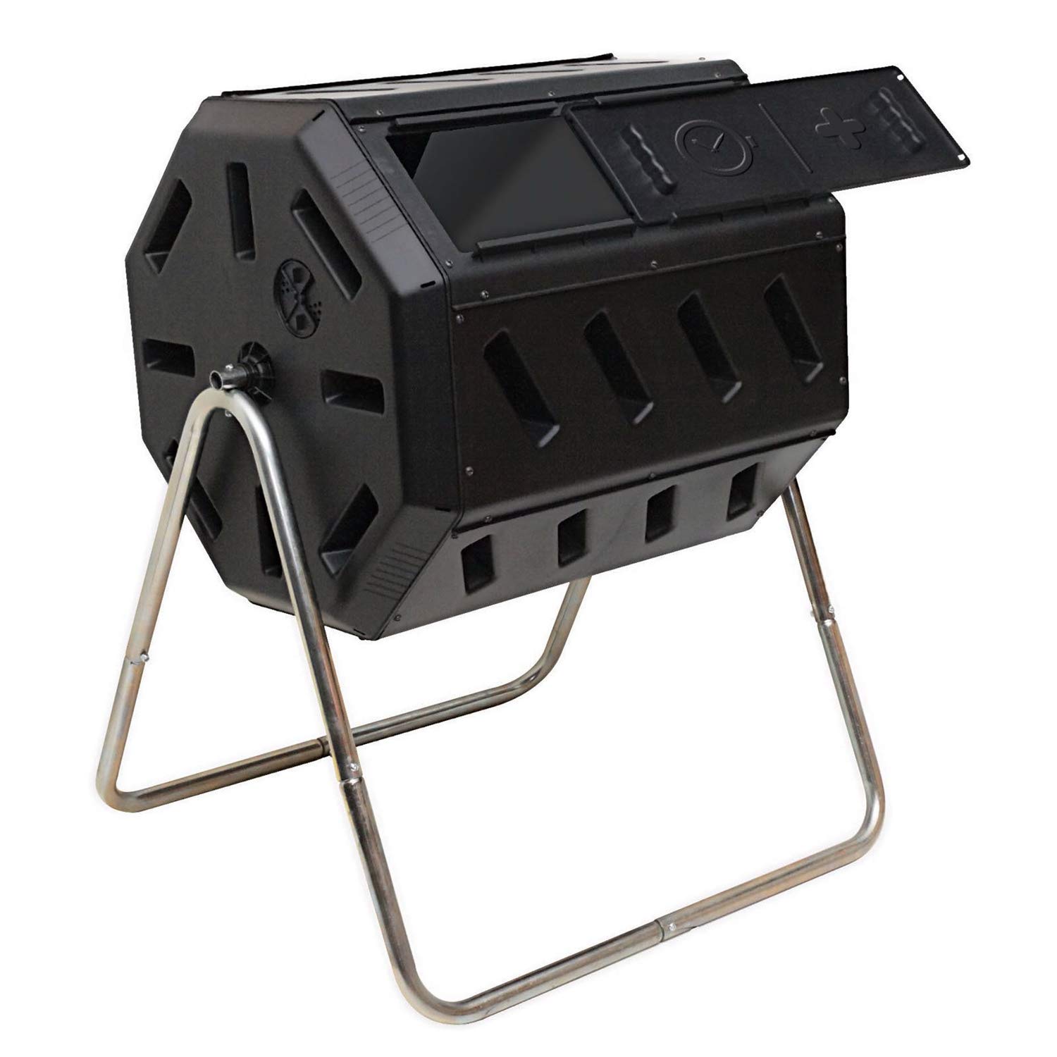 Buy BeUniqueToday Rotating 37Gallon 2Chamber Tumbling Compost Bin