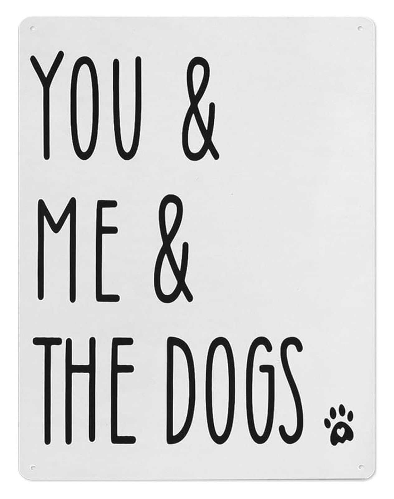 MQXFCZUX Rustic Dog Mom Metal Tin Sign Life Is Better with You Me and the Dogs Vintage Style Plaque for Den 8 X 12 in