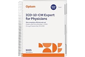 2025 ICD-10-CM Expert for Physicians with guidelines (Spiral)