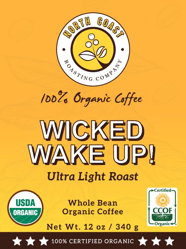 Café Orgánico en Grano North Coast Roasting Company Wicked Wake Up! 340g miniatura 3