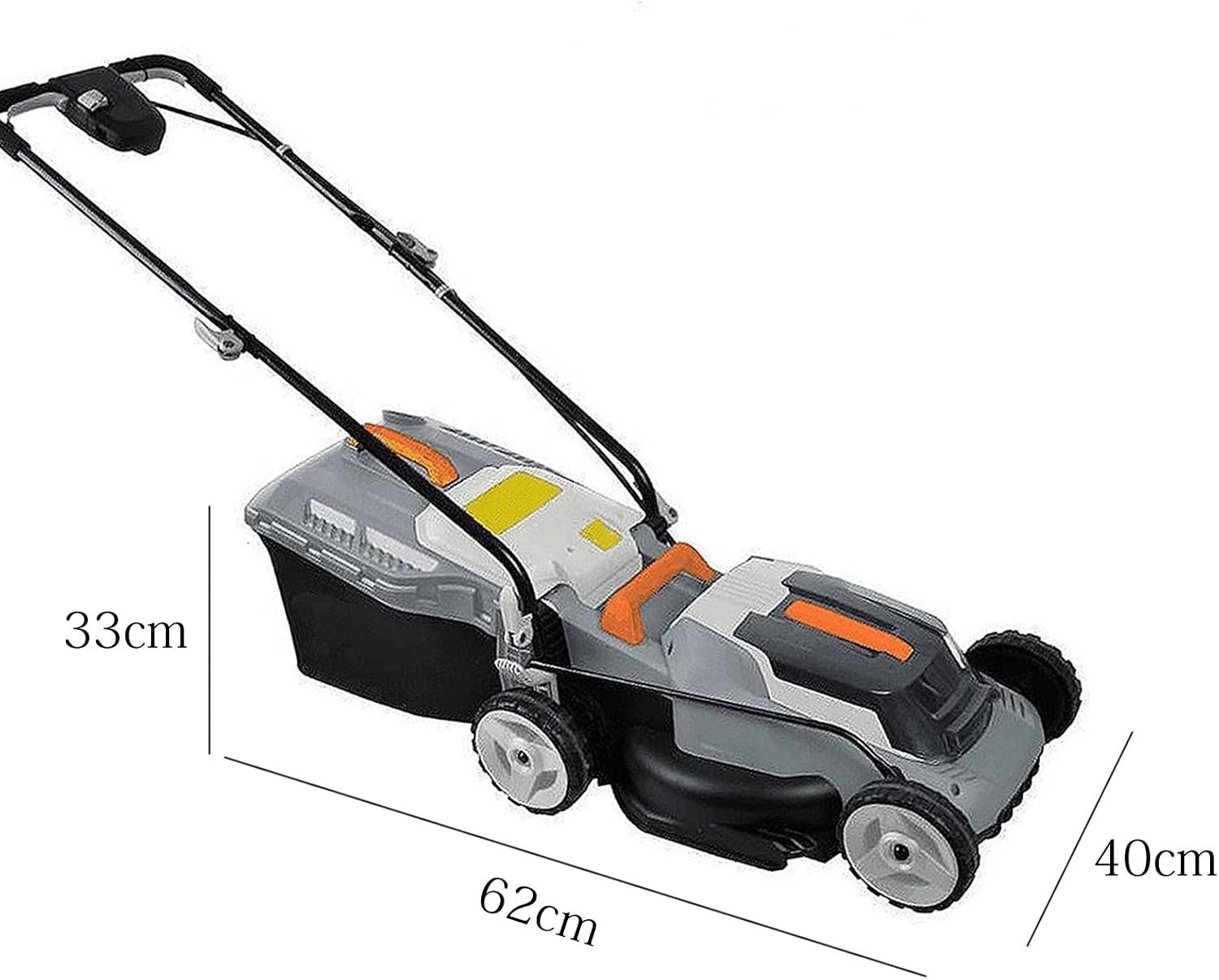 36V Lithium-Ion Electric Lawn Mowers Portable Battery Electric Lawn Mowers Cordless Walk-Behind Lawn Mowers Electric Lawn Mowers with Bagging Machines
