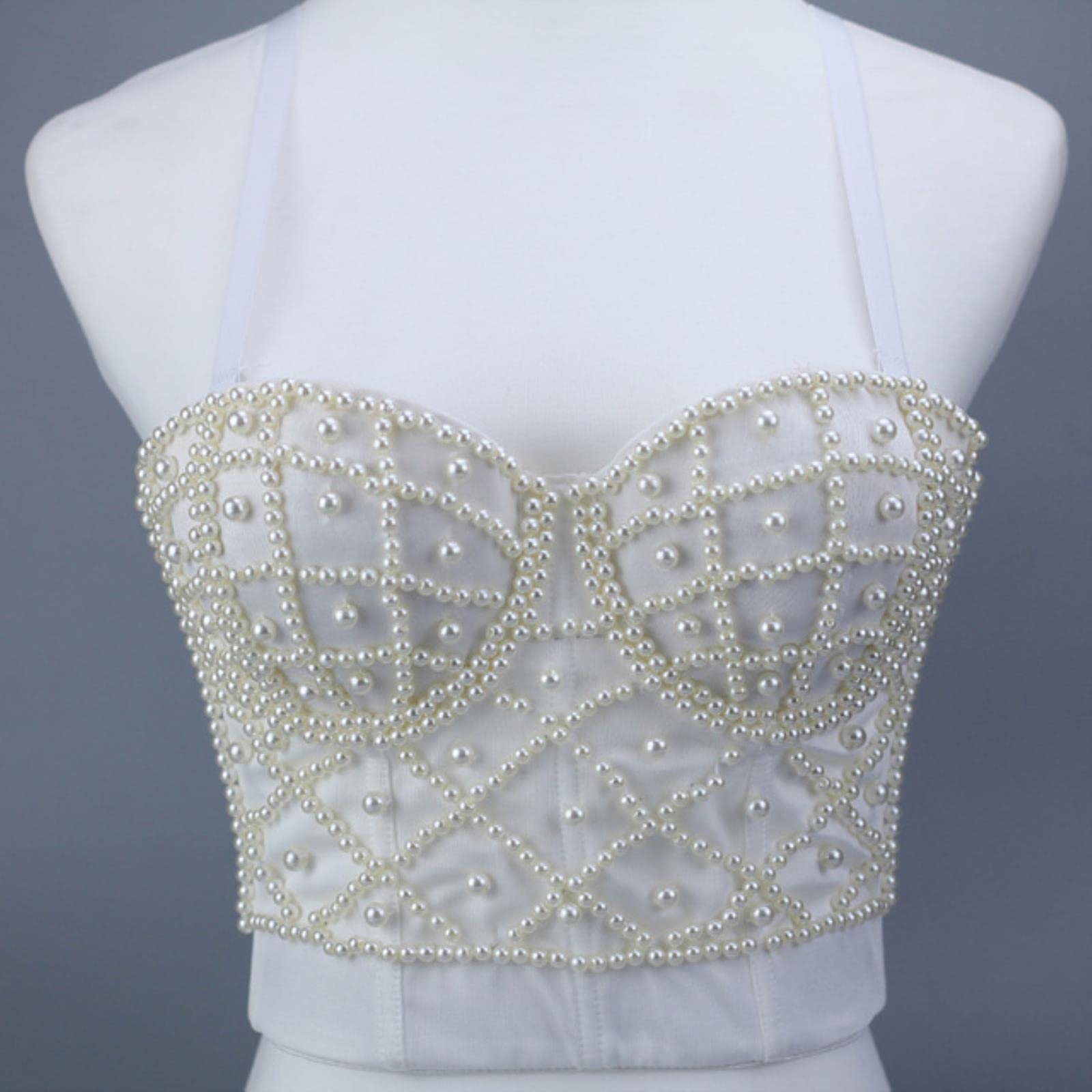 Fashion Women Tank Top Cropped Shirt Women Clothes Bra y2k Corset Ladies Crop Tops Gothic Shaper-5-white, CN S-34
