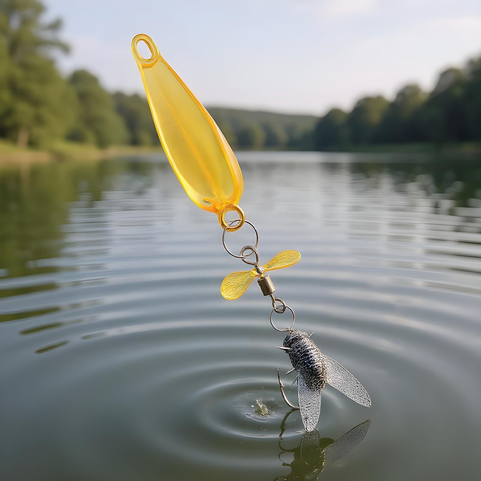 Esca Spinner Pesca | Kit Esca Spinner Metallo 5 Pezzi per trota luccio persico, esca riflettente per trota lago Shad Bass fiume luccio lucioperca Crappie salmone